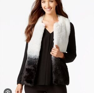 Vince Camuto Faux Fur Ombre Vest Excellent Condition. Size S